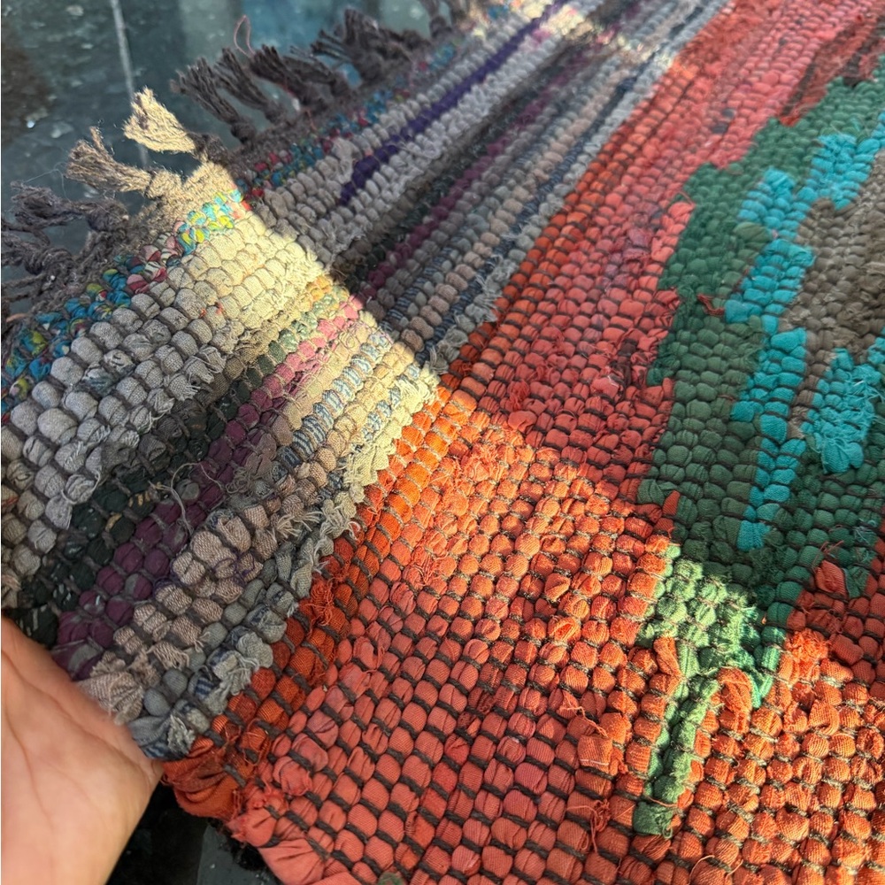NEW Colorful Woven Rug 2’*3’ - Picture 5 of 7